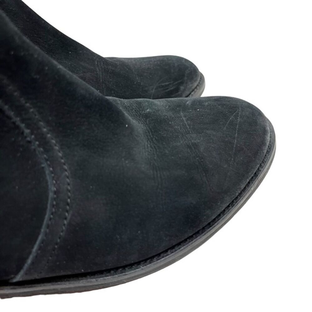 STEVE MADDEN CHANCES Genuine Leather Exposed Zipper Ankle Boots Booties sz 8 - Picture 4 of 16